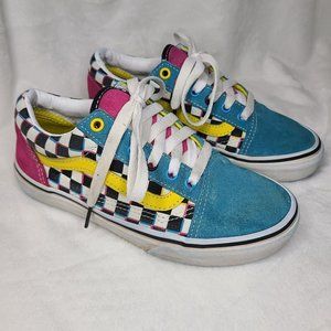 old skool crazy checkered vans